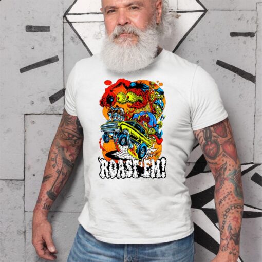 Roast em hot rod WhiteShirt 2 95668c102