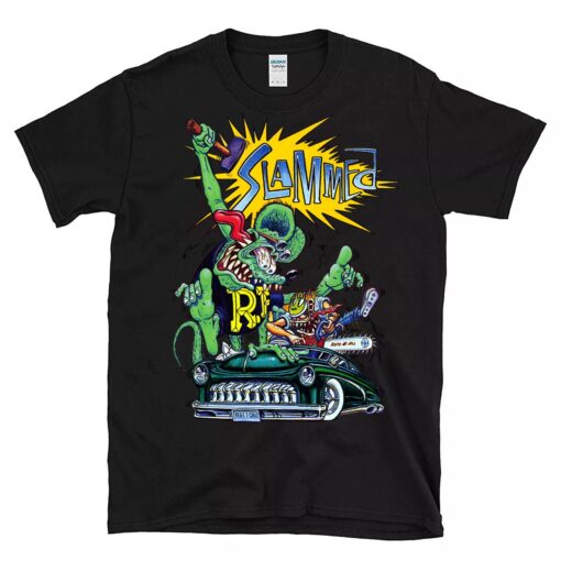 Slammed rat fink BlackShirt 1
