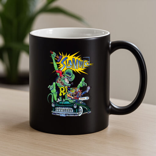 Slammed rat fink Mug 4