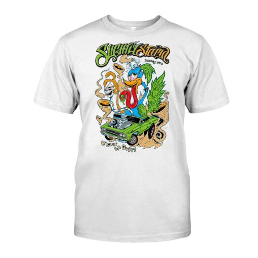 Smoke hot rod WhiteShirt 1