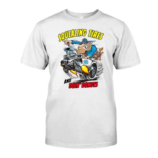 Squealing tires and doing donuts WhiteShirt 1 13632d5750