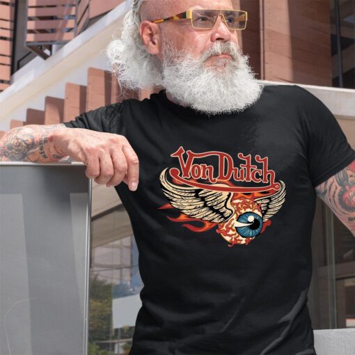 Von Dutch hot rod Flying eyeball BlackShirt 2 13530b7a16