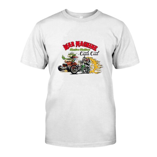 War machine hot rod Kustom Kulture WhiteShirt 1 136865708c