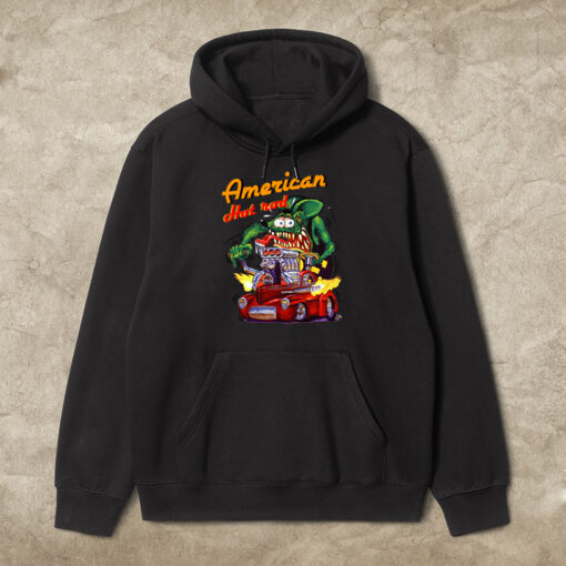 american hot rod rat fink hoodie 1