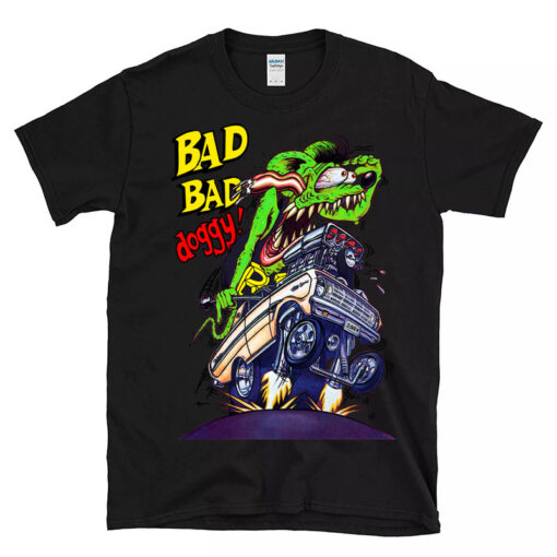 bad bad doggy rat fink Black Shirt 1 134187c2b7
