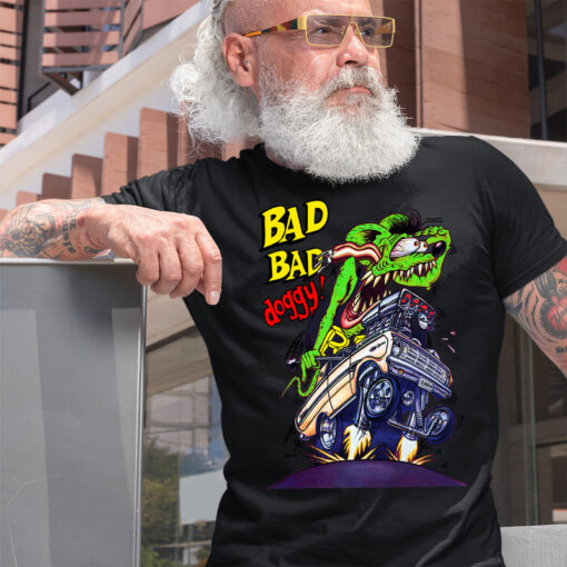 bad bad doggy rat fink Black Shirt 2 13419d9364