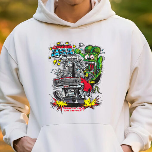 cruise the usa in your chevrolet hoodie 3