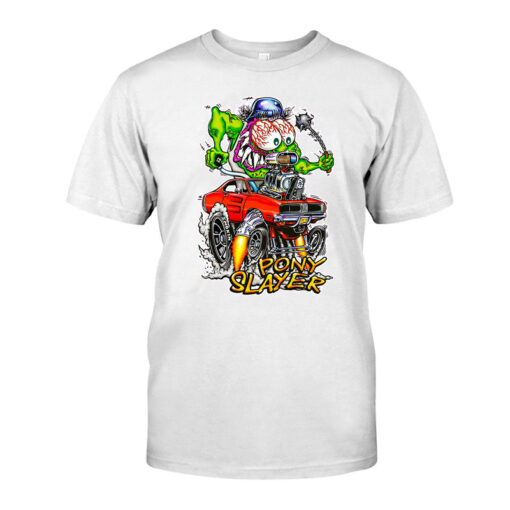 dodge pony slayerblack White Shirt 1 1346543b7b