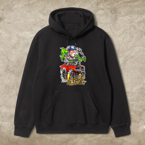 dodge pony slayerblack hoodie 1