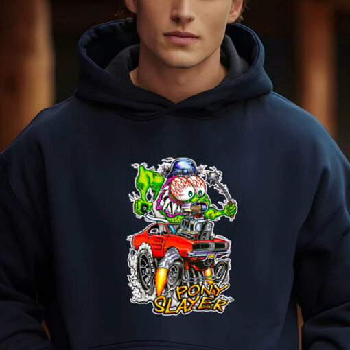dodge pony slayerblack hoodie 2