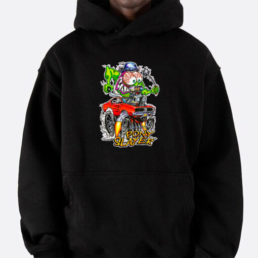 dodge pony slayerblack hoodie 5