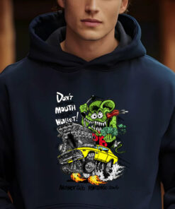 dont let your mouth overide your wallet hoodie 2