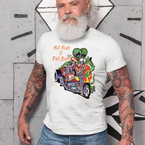 hot rod and fat bobs WhiteShirt 2
