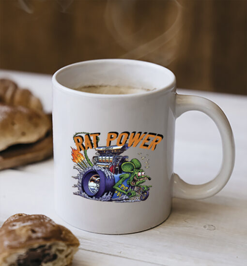 hot rod rat power Mug 2