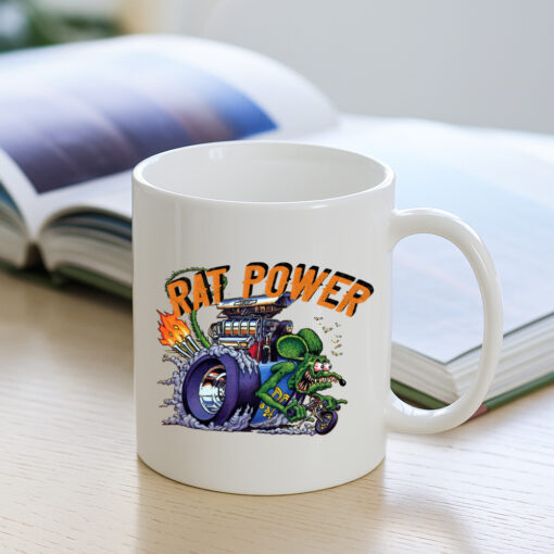 hot rod rat power Mug 3