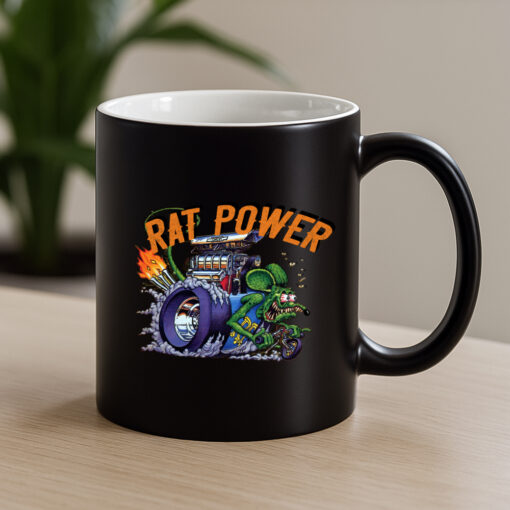 hot rod rat power Mug 4