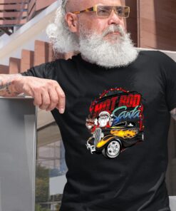 hotrod santa BlackShirt 2