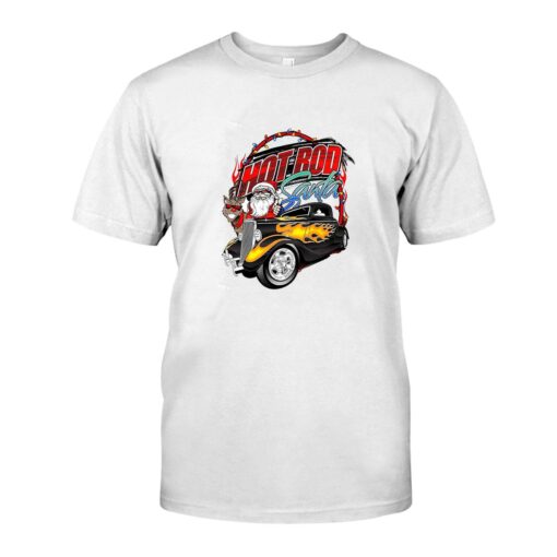 hotrod santa WhiteShirt 1