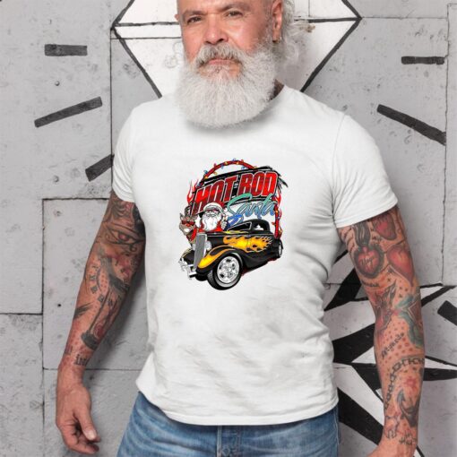 hotrod santa WhiteShirt 2 95224ecfc