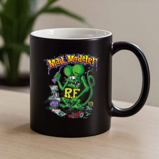 mad modeler rat rod Mug 4