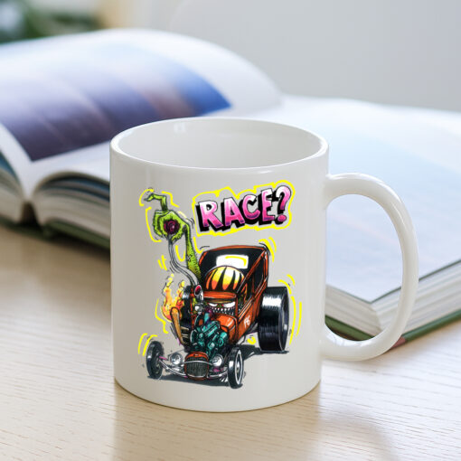 race hot rod rat fink Mug 3