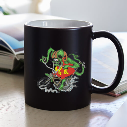 rat fink bicycle Mug 1
