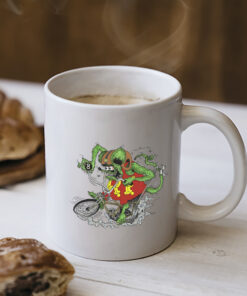 rat fink bicycle Mug 2