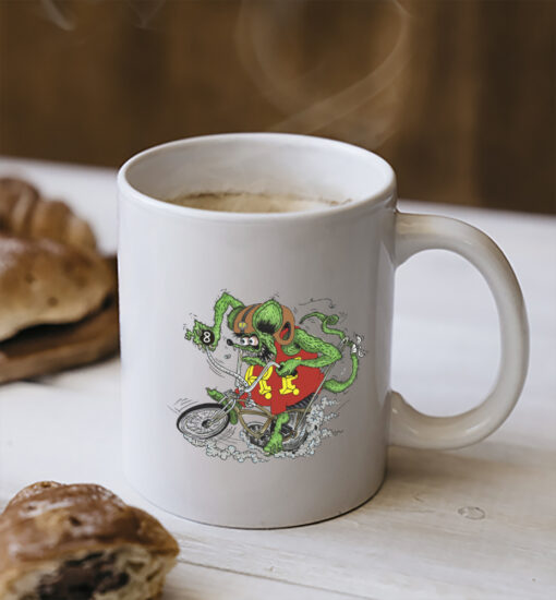 rat fink bicycle Mug 2