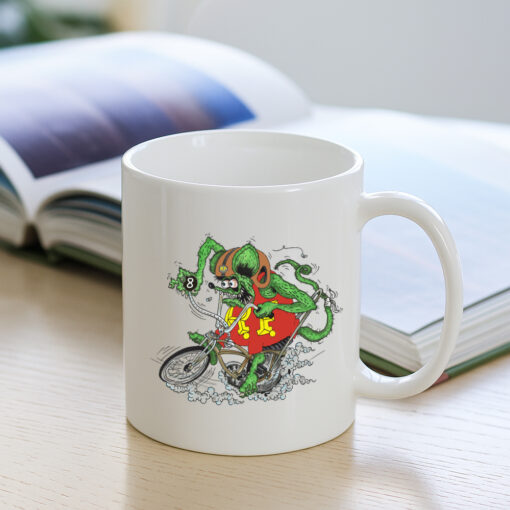 rat fink bicycle Mug 3