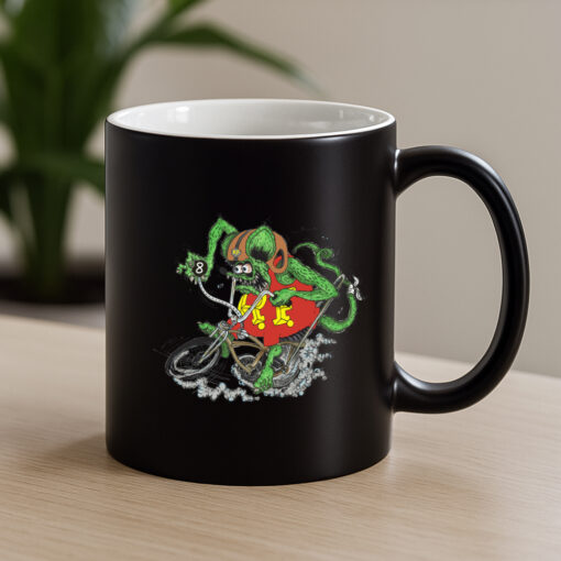 rat fink bicycle Mug 4