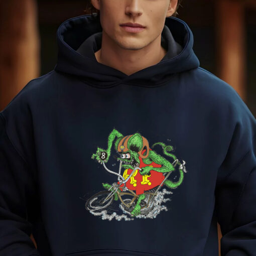 rat fink bicycle hoodie 2