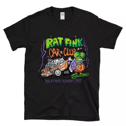 rat fink car club beatnik bandit 1961 BlackShirt 1