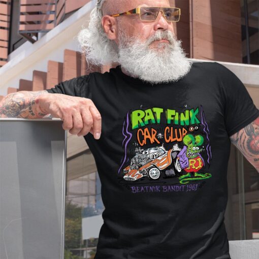 rat fink car club beatnik bandit 1961 BlackShirt 2