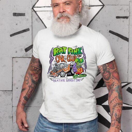 rat fink car club beatnik bandit 1961 WhiteShirt 2