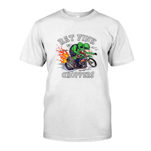 rat fink choppers WhiteShirt 1