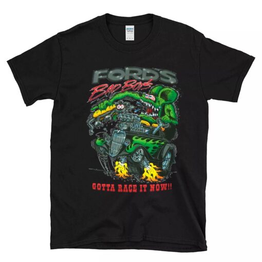 rat fink ford bad boy BlackShirt 1
