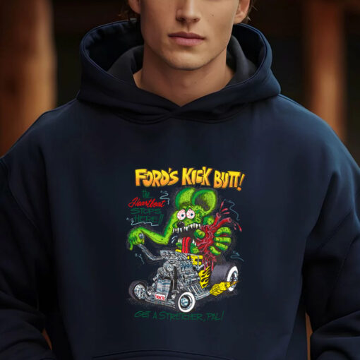 rat fink ford kick butt hoodie 2
