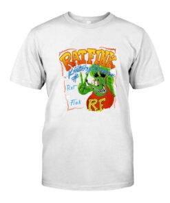 rat fink garage WhiteShirt 1 1