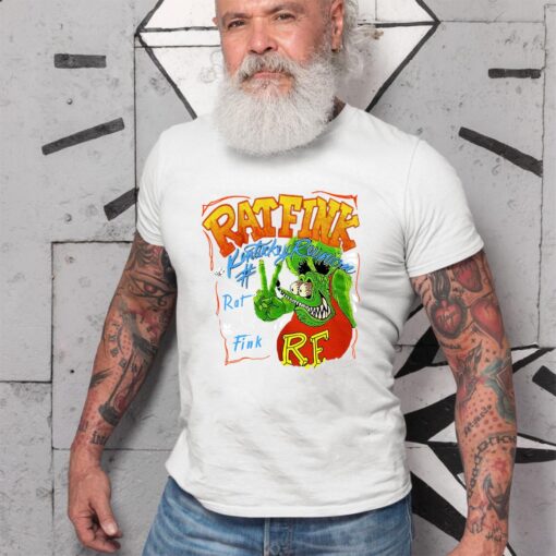 rat fink garage WhiteShirt 2 1