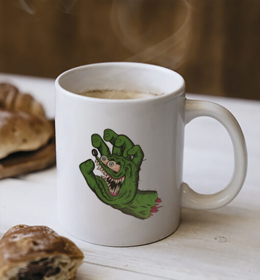 rat fink hand Mug 2
