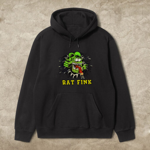 rat fink hole hoodie 1
