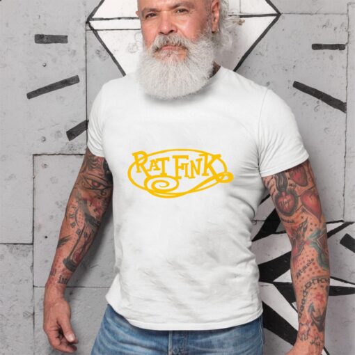 rat fink logo WhiteShirt 2