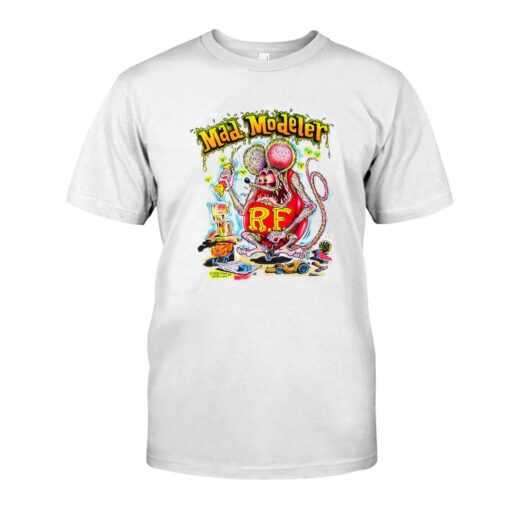 rat fink mad modeler WhiteShirt 1