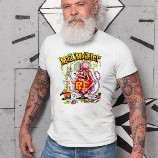rat fink mad modeler WhiteShirt 2