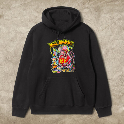 rat fink mad modeler hoodie 1