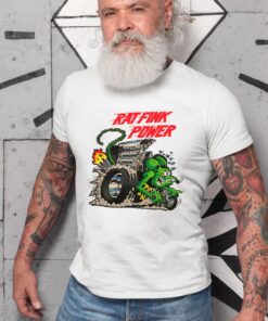 rat fink power WhiteShirt 2