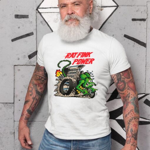 rat fink power WhiteShirt 2