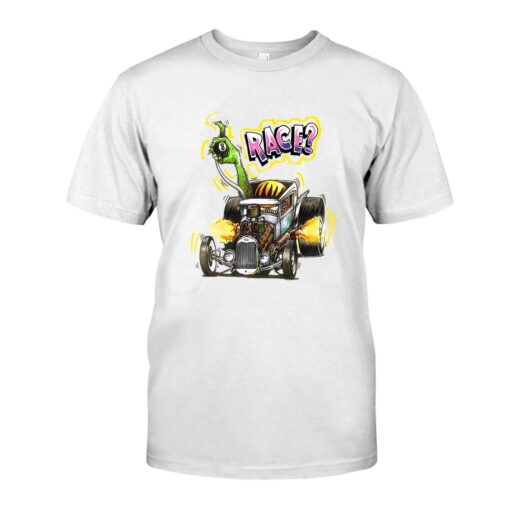 rat fink race WhiteShirt 1