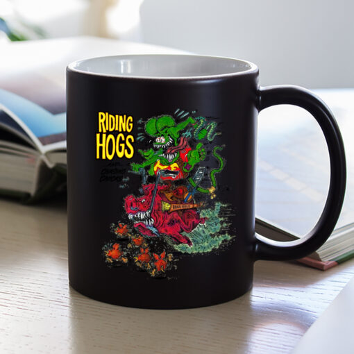 rat fink riding hogs and chasing chicks Mug 1