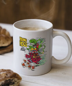 rat fink riding hogs and chasing chicks Mug 2